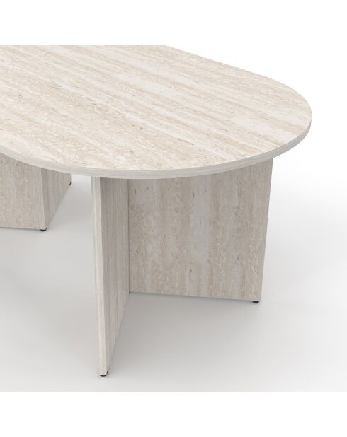 Table basse Gabin travertin - 110x60x45 cm