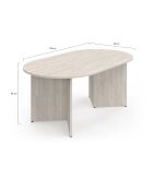 Table basse Gabin travertin - 110x60x45 cm