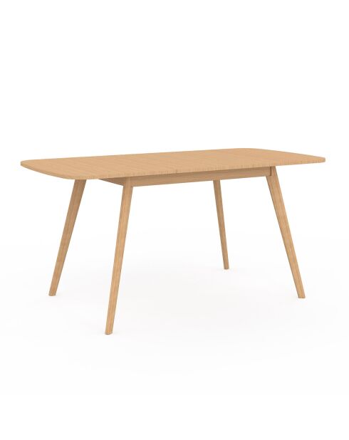 Table à manger extensible Venezia bois - 120/160x80x75 cm
