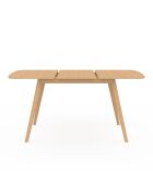 Table à manger extensible Venezia bois - 120/160x80x75 cm