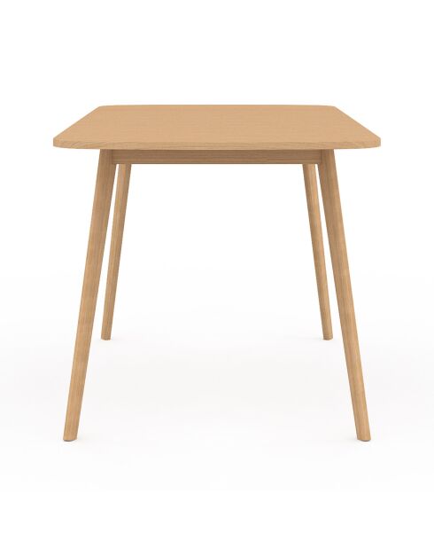 Table à manger extensible Venezia bois - 120/160x80x75 cm