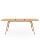 Table à manger extensible Venezia bois  - 160/200x80x75 cm