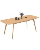 Table à manger extensible Venezia bois  - 160/200x80x75 cm