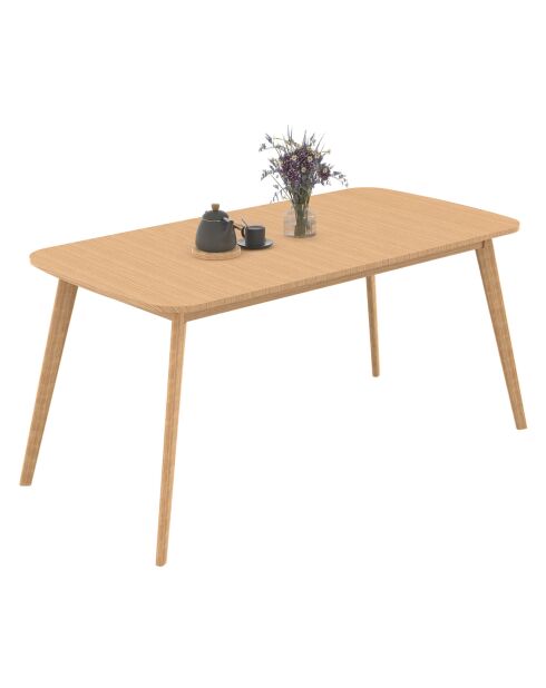 Table à manger extensible Venezia bois  - 160/200x80x75 cm