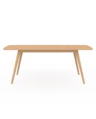 Table à manger extensible Venezia bois  - 160/200x80x75 cm