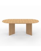 Table à manger extensible Gabin bois  - 160/200x90x75 cm