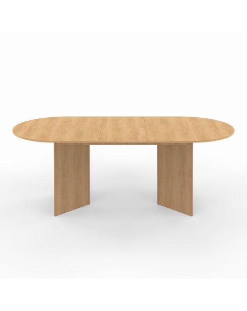 Table à manger extensible Gabin bois  - 160/200x90x75 cm