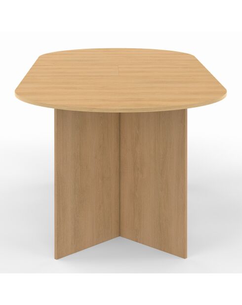 Table à manger extensible Gabin bois  - 160/200x90x75 cm