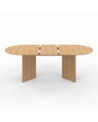 Table à manger extensible Gabin bois  - 160/200x90x75 cm