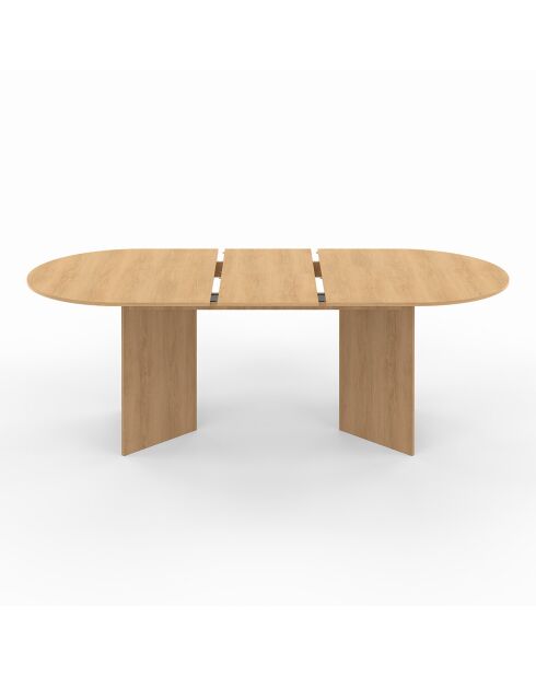 Table à manger extensible Gabin bois  - 160/200x90x75 cm