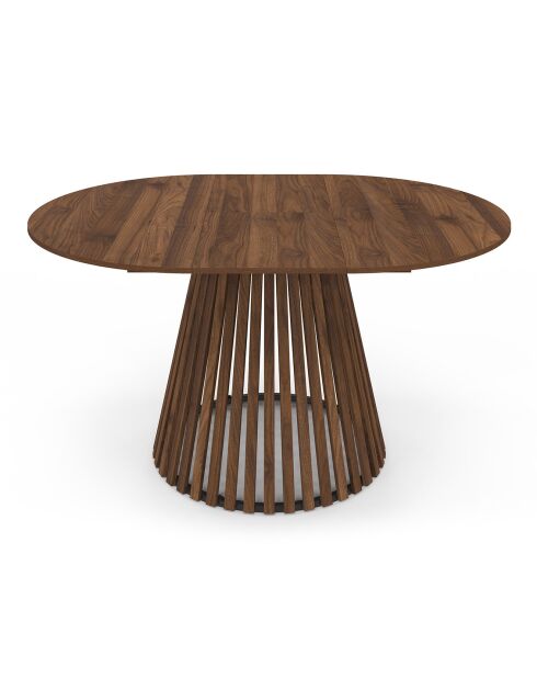 Ausziehbarer runder Esstisch Camélia Nussbaumholz - 110/150x110x75 cm