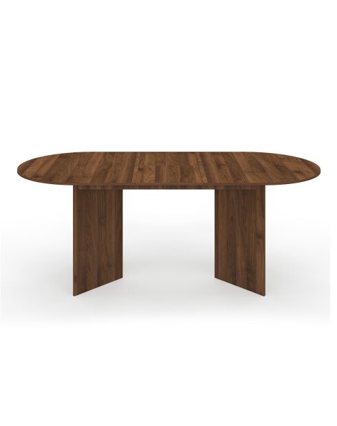 Gabin uitschuifbare eettafel met walnoothouteffect - 160/200x90x75 cm