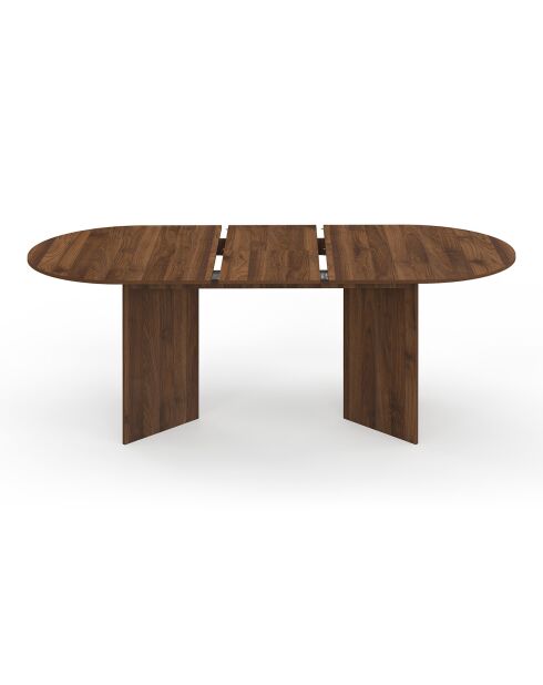 Gabin uitschuifbare eettafel met walnoothouteffect - 160/200x90x75 cm