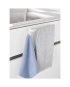 Weißer schwimmender Handtuchhalter - 20x9-10x19,5 cm
