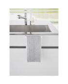 Weißer schwimmender Handtuchhalter - 20x9-10x19,5 cm