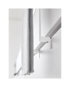 Weißer schwimmender Handtuchhalter - 20x9-10x19,5 cm