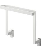 Weißer schwimmender Handtuchhalter - 20x9-10x19,5 cm