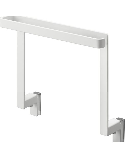 Weißer schwimmender Handtuchhalter - 20x9-10x19,5 cm