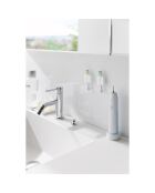 2 Clips multi-usages blancs - 4.5x1.8x4.5 cm