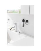 2 Clips multi-usages noirs - 4.5x1.8x4.5 cm