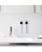 2 Clips multi-usages noirs - 4.5x1.8x4.5 cm