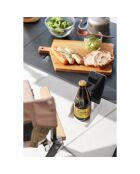 Soporte para teléfono y portavasos de mesa blancos - 9x16,5x8.2-11 cm