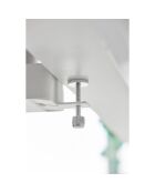 Soporte para teléfono y portavasos de mesa blancos - 9x16,5x8.2-11 cm