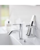 Support pour appareils de soins de la peau blanc - 6x6.5x9 cm