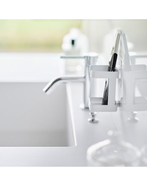 Support pour appareils de soins de la peau blanc - 6x6.5x9 cm