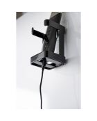Support pour appareils de soins de la peau noir - 6x6.5x9 cm