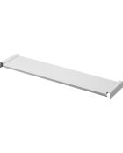 Weiße Schubladenablage, 60-108 x 15 x 3 cm