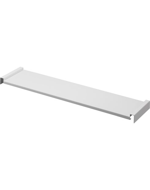 Etagère à tiroir coulissant blanche - 60-108x15x3 cm