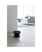 Ciotola in ceramica per alimenti per animali nera - 11x11x8 cm