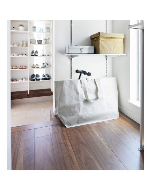 Borsa tote grigia - 66x26x52 cm