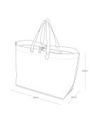 Sac fourre-tout gris - 66x26x52 cm