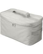 Sac de rangement avec séparateurs gris - 33x16x18 cm