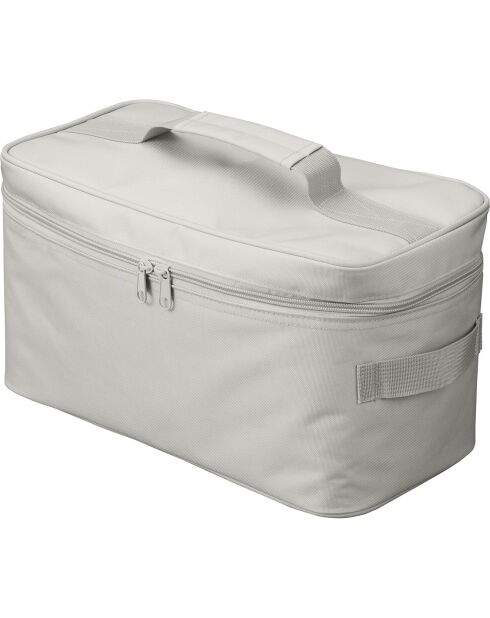 Sac de rangement avec séparateurs gris - 33x16x18 cm