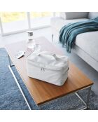 Sac de rangement avec séparateurs gris - 33x16x18 cm