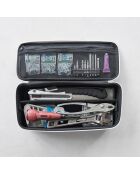 Borsa porta attrezzi con divisorio grigio - 36x16x11 cm