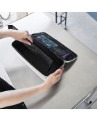 Borsa porta attrezzi con divisorio grigio - 36x16x11 cm