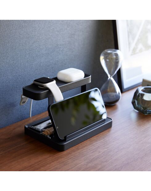 Support de recharge pour téléphone & Appareils noir - 16x11.6x10 cm