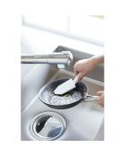 Siliconen magnetische spons met wit handvat - 6x19,5x6,5 cm