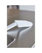 Siliconen magnetische spons met wit handvat - 6x19,5x6,5 cm