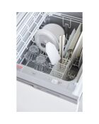 Siliconen magnetische spons met wit handvat - 6x19,5x6,5 cm