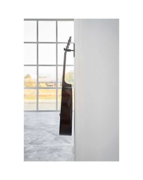 Support mural pour guitare noir - 8x11.5x14 cm