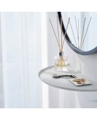 Etagère murale ronde blanche - 40x22x11.7 cm