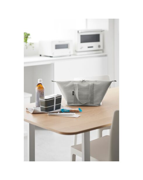Sac isotherme pour pique-nique gris - 51x25x18 cm