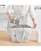 Sac isotherme pour pique-nique gris - 51x25x18 cm
