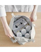 Sac isotherme pour pique-nique gris - 51x25x18 cm