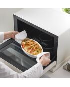 2 Maniques magnétiques en silicone blanches - 9.2x7x7.2 cm